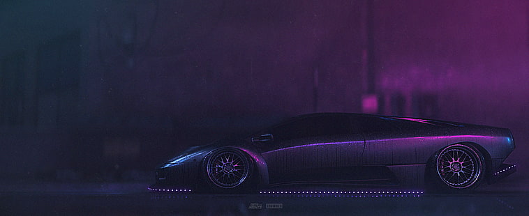 COURONNÉ, Need for Speed, voiture, véhicule, violet, Fond d'écran HD HD wallpaper