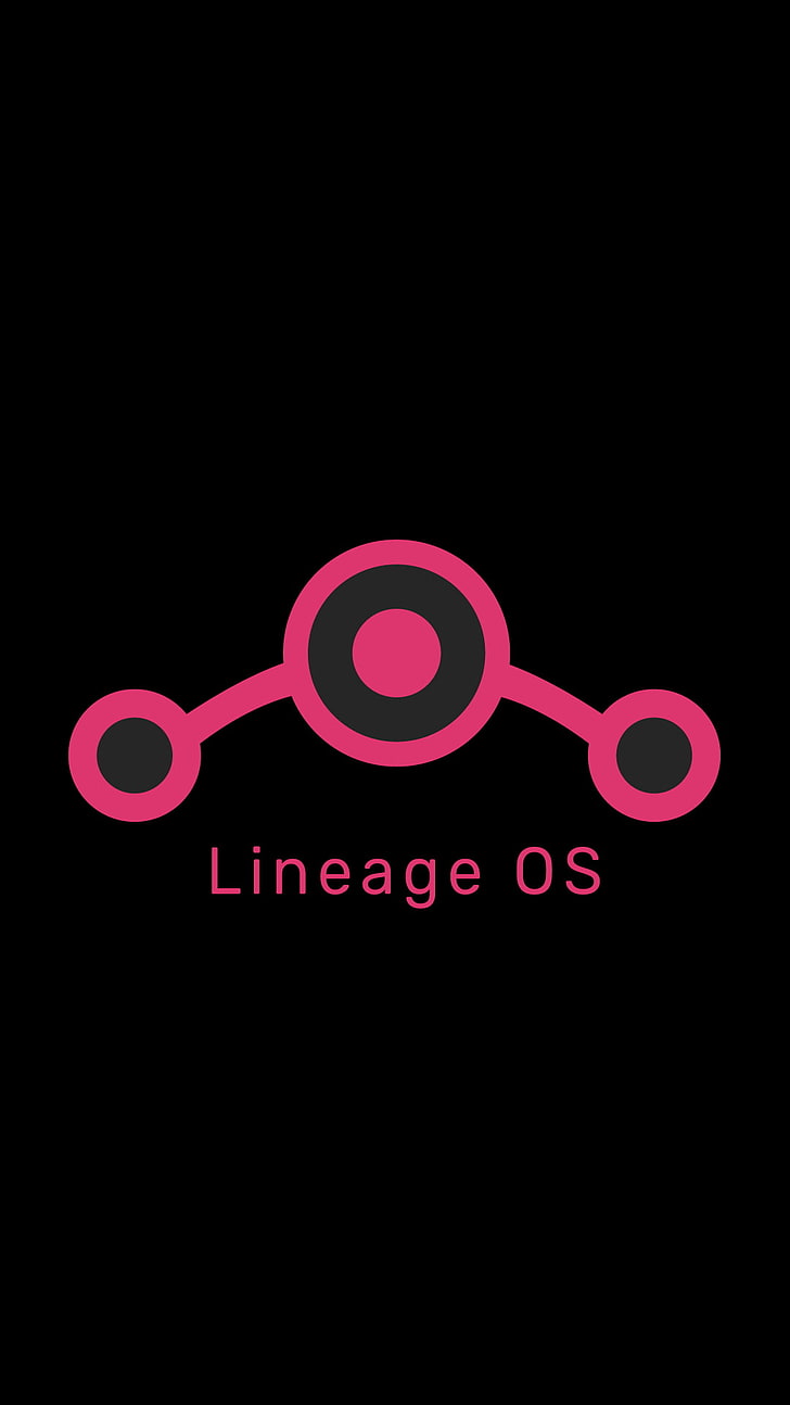 Lineage OS, Android (операционна система), прост фон, минимализъм, HD тапет, тапет за телефон