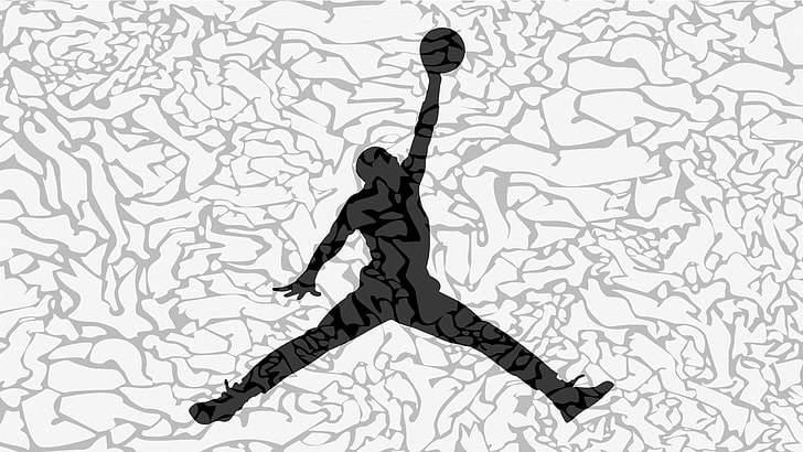 Logo Air Jordan, basket-ball, Michael Jordan, Nike, Fond d'écran HD