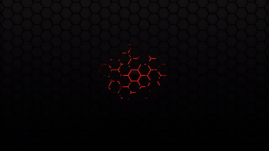 фон, черен, червен, HD тапет HD wallpaper