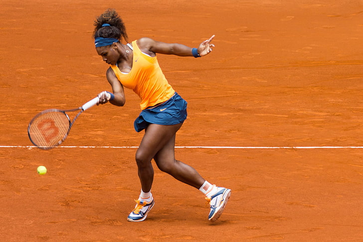tennis, court, Serena Williams, HD wallpaper