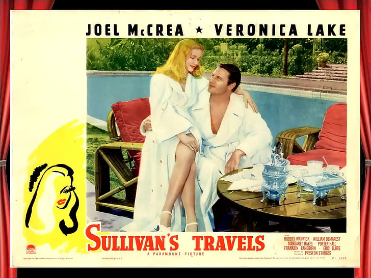 Sullivan Travels01, poster, komedi, drama, sullivan-perjalanan, film-klasik, Wallpaper HD