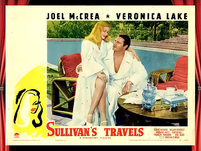 Sullivans Travels01, affischer, komedi, drama, sullivans-resor, klassiska filmer, HD tapet HD wallpaper