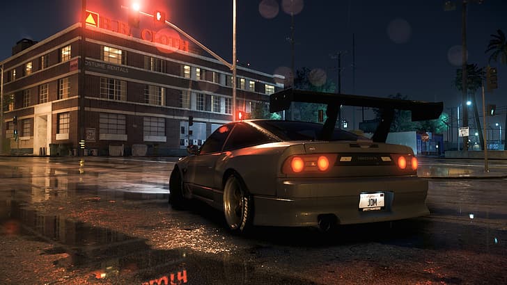 Nissan 180SX, Need for Speed, Japanese cars, video games, HD wallpaper