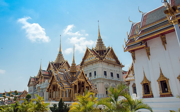 Tailândia Bangkok Palácio Real Fotografia, HD papel de parede