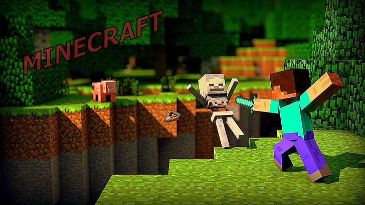 Minecraft digitales Hintergrundbild, Minecraft, HD-Hintergrundbild