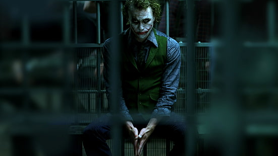 The Joker photo, Batman, Joker, the dark knight, prison, dark knight, HD wallpaper HD wallpaper