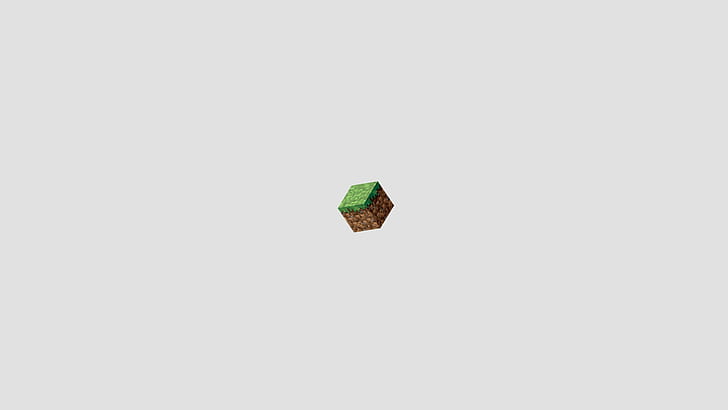 Minecraft, куб, HD тапет