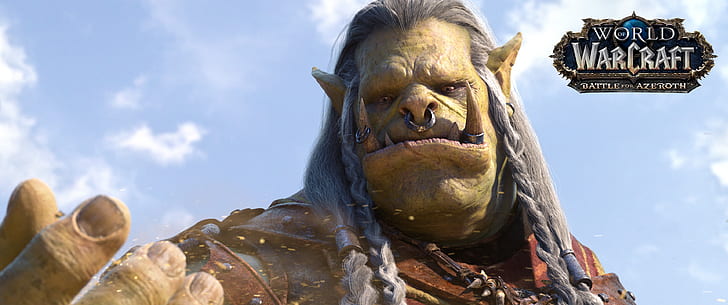 World of Warcraft, World of Warcraft: Battle for Azeroth, Varok Saurfang, HD wallpaper