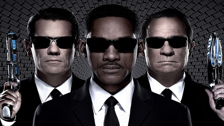 Men In Black 3 ، Will Smith ، Josh Brolin ، بدلات ، نظارات شمسية، خلفية HD