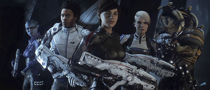 Mass Effect, Mass Effect: Андромеда, Инициатива Андромеды, видеоигры, HD обои
