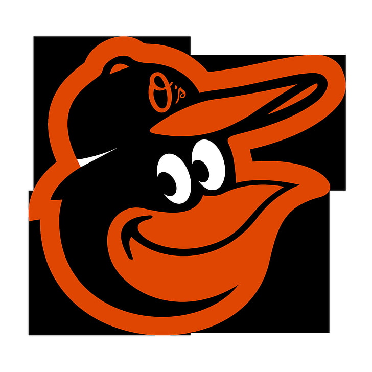 Baltimore Orioles, logotipo, Major League Baseball, HD papel de parede
