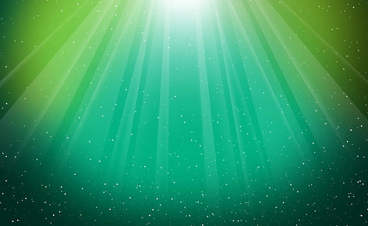 Sonnenstrahlen, Punkte, Grün, Sonnenstrahlen, Punkte, Grün, HD-Hintergrundbild