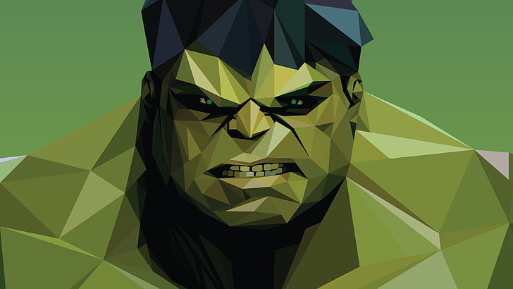 Hulk, segi, artis, hd, 4k, karya seni, behance, Wallpaper HD