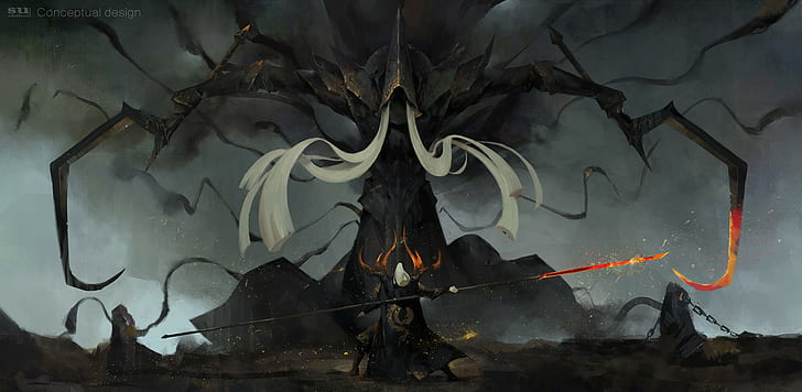 horror, Diablo III, Malthael, HD wallpaper