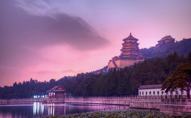 Palácio de verão Pequim, Ásia, China, Palácio de verão, Pequim, HD papel de parede