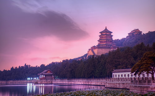 Palácio de verão Pequim, Ásia, China, Palácio de verão, Pequim, HD papel de parede HD wallpaper