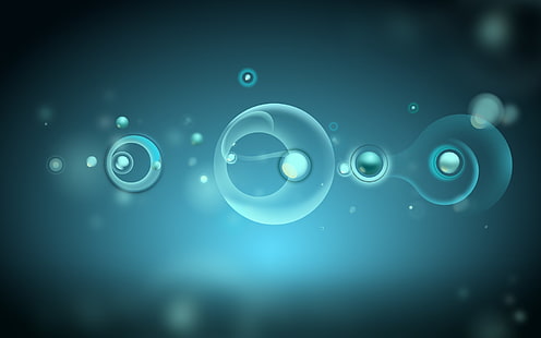abstrakt, blau, KDE, Plasma, HD-Hintergrundbild HD wallpaper