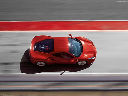 Ferrari, Ferrari 488 GTB, auto, macchine rosse, Sfondo HD HD wallpaper