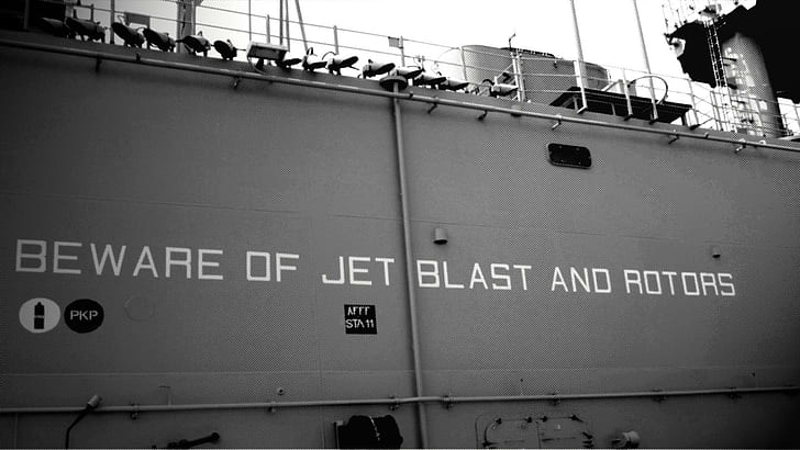 Cuidado con los rotores Jet Blast, avispa, militar, marina, helicóptero, infantería de marina, avispa uss, ejército, barcos, Fondo de pantalla HD