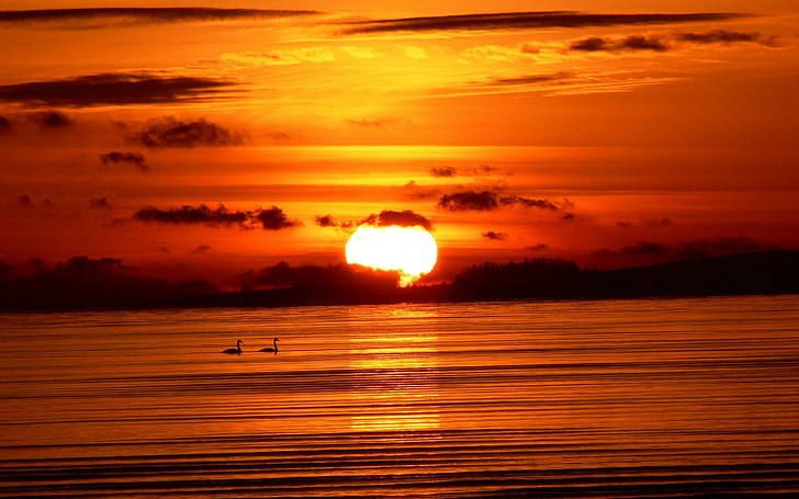 Sunset High Resolution Pictures, tinggi, gambar, resolusi, matahari terbenam, Wallpaper HD
