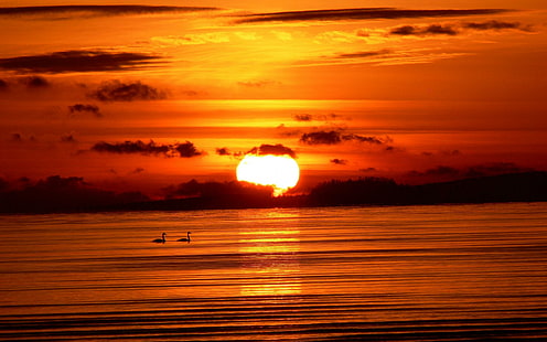 Sunset High Resolution Pictures, tinggi, gambar, resolusi, matahari terbenam, Wallpaper HD HD wallpaper