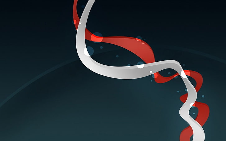 white and red abstract wallpaper, abstract, shapes, digital art, artwork, HD wallpaper