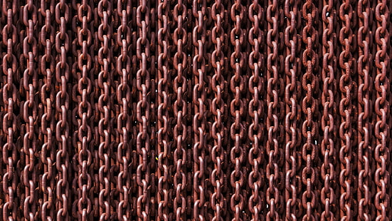 chains, rust, rusty, HD wallpaper HD wallpaper