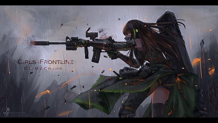 Girls Frontline, lu (Künstlerin), M4A1 (Girls Frontline), HD-Hintergrundbild