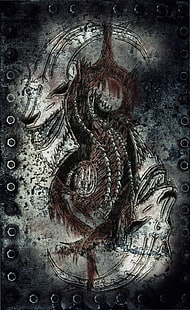 metalowy pasek, Slipknot, logo, Tapety HD HD wallpaper