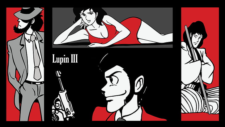 Anime, Lupin Le Troisième, Fond d'écran HD