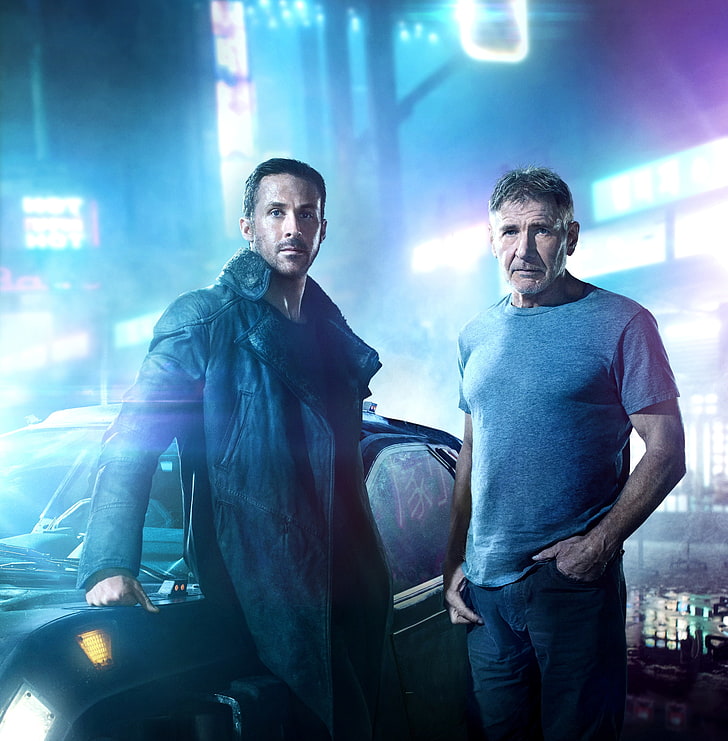 Ryan Gosling, Blade Runner 2049, Harrison Ford, HD tapet, telefon tapet