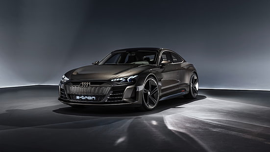 Концепция, Audi, 2018, e-tron GT Concept, E-Tron GT, HD тапет HD wallpaper