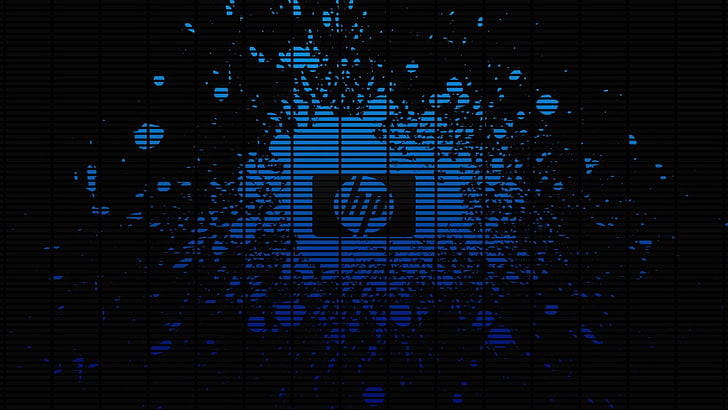 computer, hewlett, logo, packard, HD wallpaper