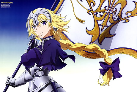 Fate / Apocrypha, Ruler (Fate / Grand Order), anime girls, Sfondo HD HD wallpaper