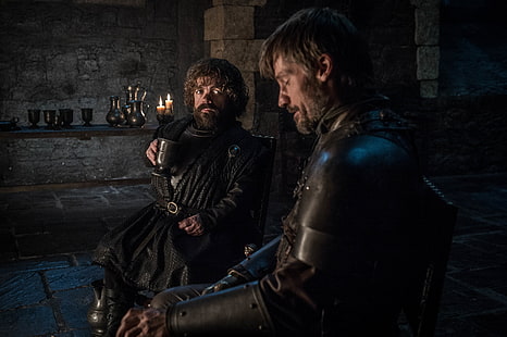 Fernsehserie, Game Of Thrones, Jaime Lannister, Nikolaj Coster-Waldau, Peter Dinklage, Tyrion Lannister, HD-Hintergrundbild HD wallpaper