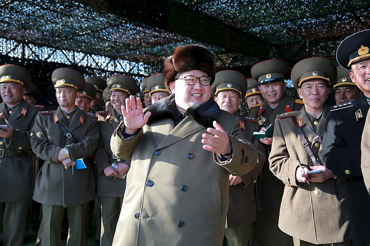ludzie, kapelusz, Korea Północna, KRLD, dyktator, Kim Jong-ONZ, dyktatura, totalitaryzm, Dżucze, Tapety HD