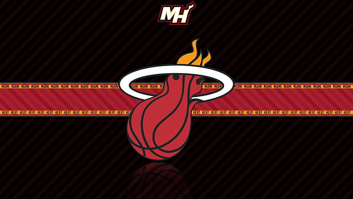 Miami heat logosu, nba, basketbol, ​​miami heat, miami, sporlar, HD masaüstü duvar kağıdı