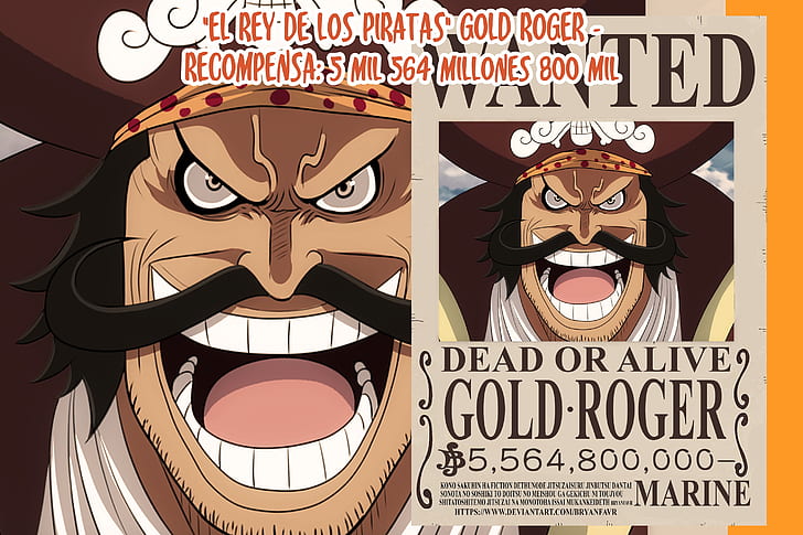 One Piece, Gol D. Roger, HD wallpaper