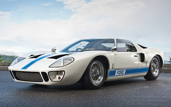 1968 Ford GT40 Cars, white Ford GT coupe, Cars, Ford, zooey deschanel wallpapers, car, HD wallpaper