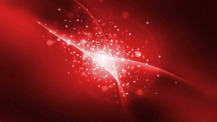 red bokeh lights, light, shine, smoke, veil, HD wallpaper