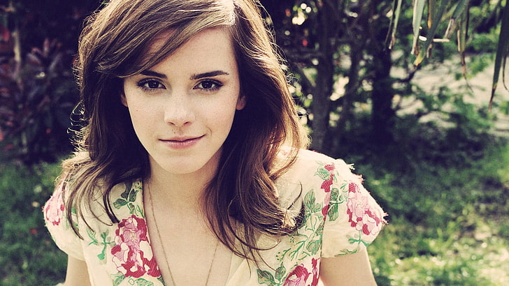 Emma Watson, Emma Watson, donne, donne all'aperto, attrice, ritratto, celebrità, Sfondo HD