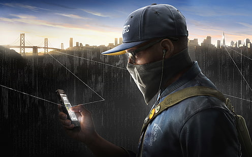 Watch_Dogs 2, Ubisoft, Marcus Holloway, gry wideo, Tapety HD HD wallpaper