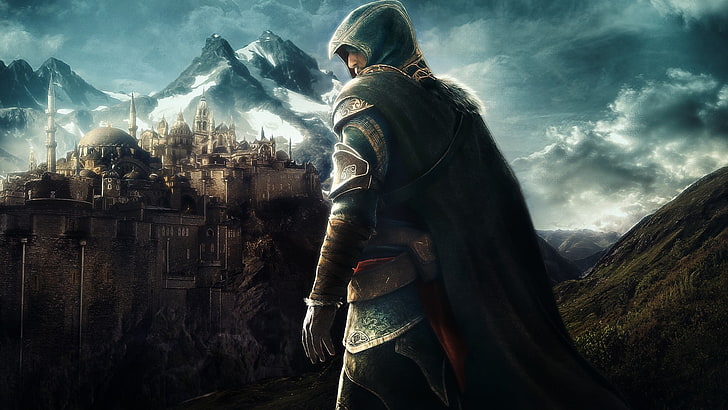 Assassin's Creed artwork, Assassin's Creed: Revelations, Ezio Auditore da Firenze, HD wallpaper
