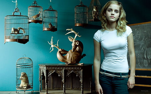 Emma Watson, Emma Watson, Harry Potter, skådespelerska, barn, kändis, HD tapet HD wallpaper