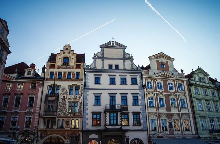 the sky, city, the city, photo, street, view, home, Prague, Czech Republic, beautiful, architecture, journey, Europe, trip, The Czech Republic, Praha, city view, HD wallpaper