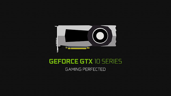 Тапет за графична карта GeForce GTX 10 Series, Nvidia, Nvidia GTX, графична карта, текстура, минимализъм, HD тапет