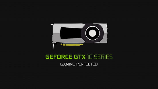 GeForce GTX 10 Serisi grafik kartı duvar kağıdı, Nvidia, Nvidia GTX, grafik kartı, doku, minimalizm, HD masaüstü duvar kağıdı HD wallpaper