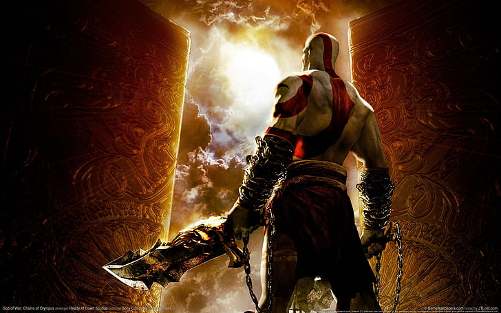 Kratos, deus da guerra, jogo, deus dos mercadorias 2, HD papel de parede