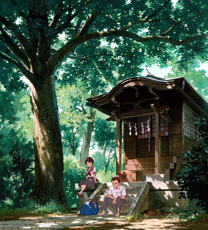 anime, Studio Ghibli, Mimi o Sumaseba, Wallpaper HD, wallpaper seluler